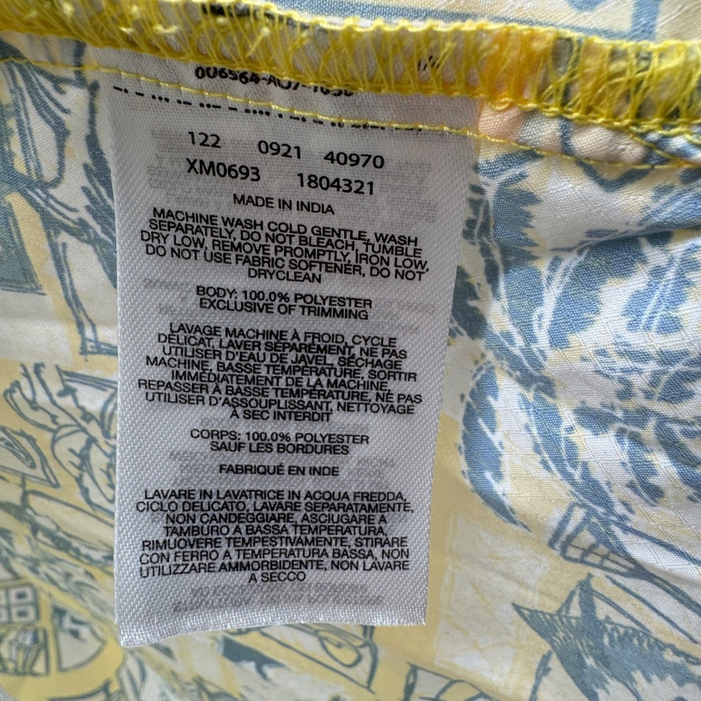 Columbia PFG Shirt Mens Medium Tropical Fish Cocktails Palm Tree Print Vented - Picture 7 of 12